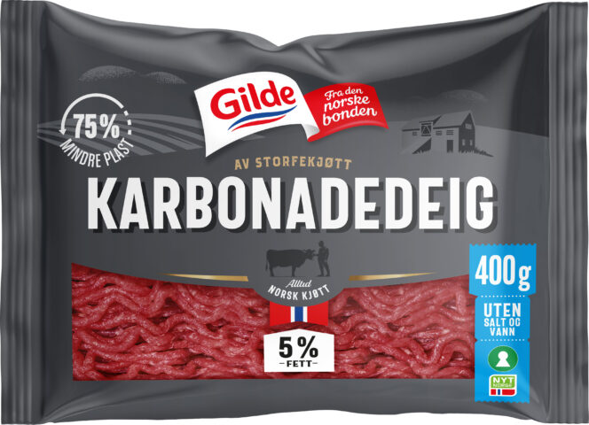 Karbonadedeig 5 USV i flowpack no028640 Foto Fotostudio Løren