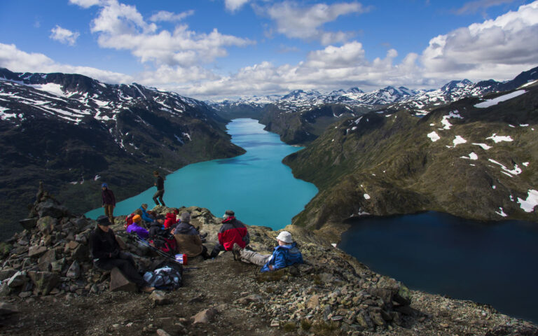 Utsikt fra toppen av besseggen