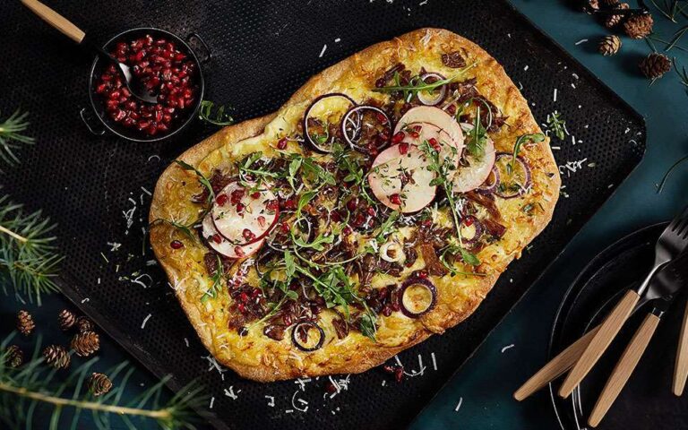Pinnekjottpizza