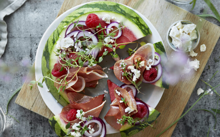 Spekeskinke 20Vannmelonpizza med spekeskinke18 no023274 1