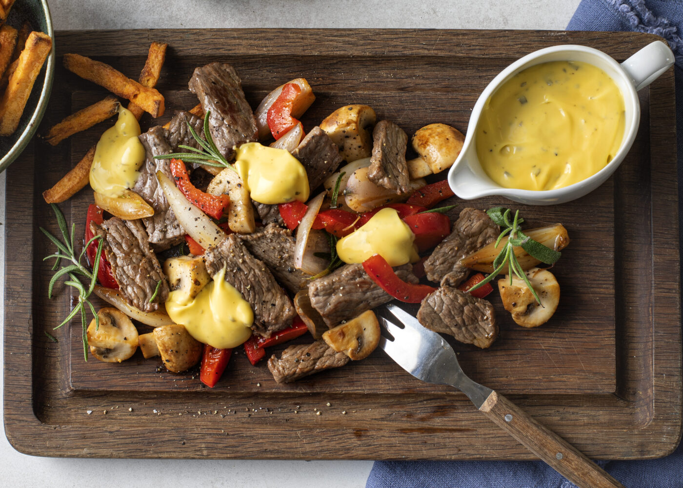 Biffsnadder med bearnaise