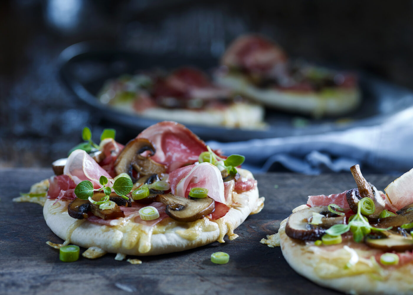 Birkebeinerpizza med spekeskinke