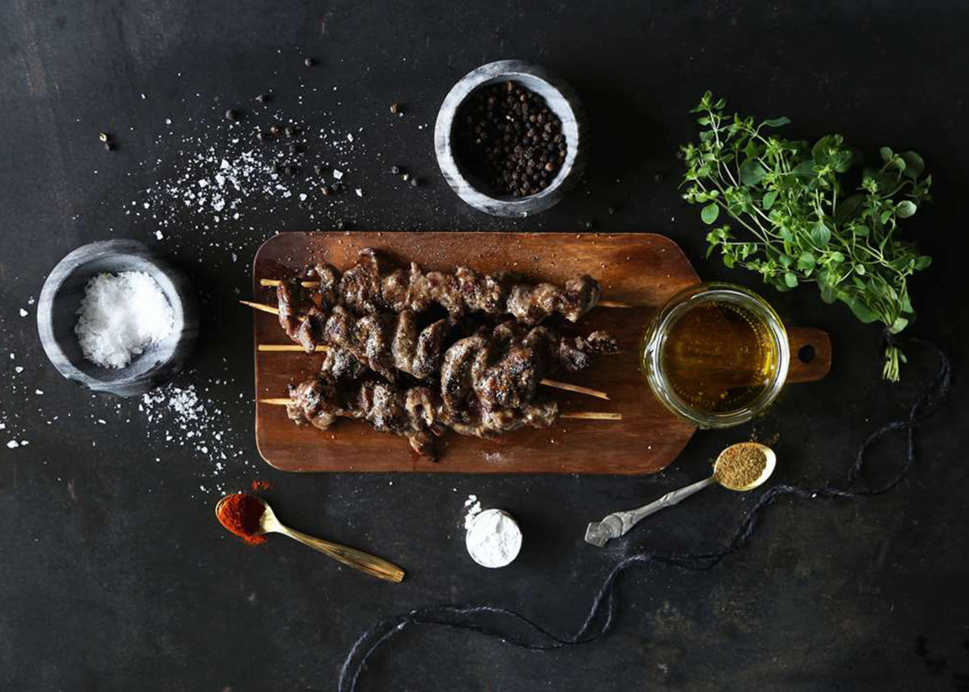 Marinade til biffstrimler