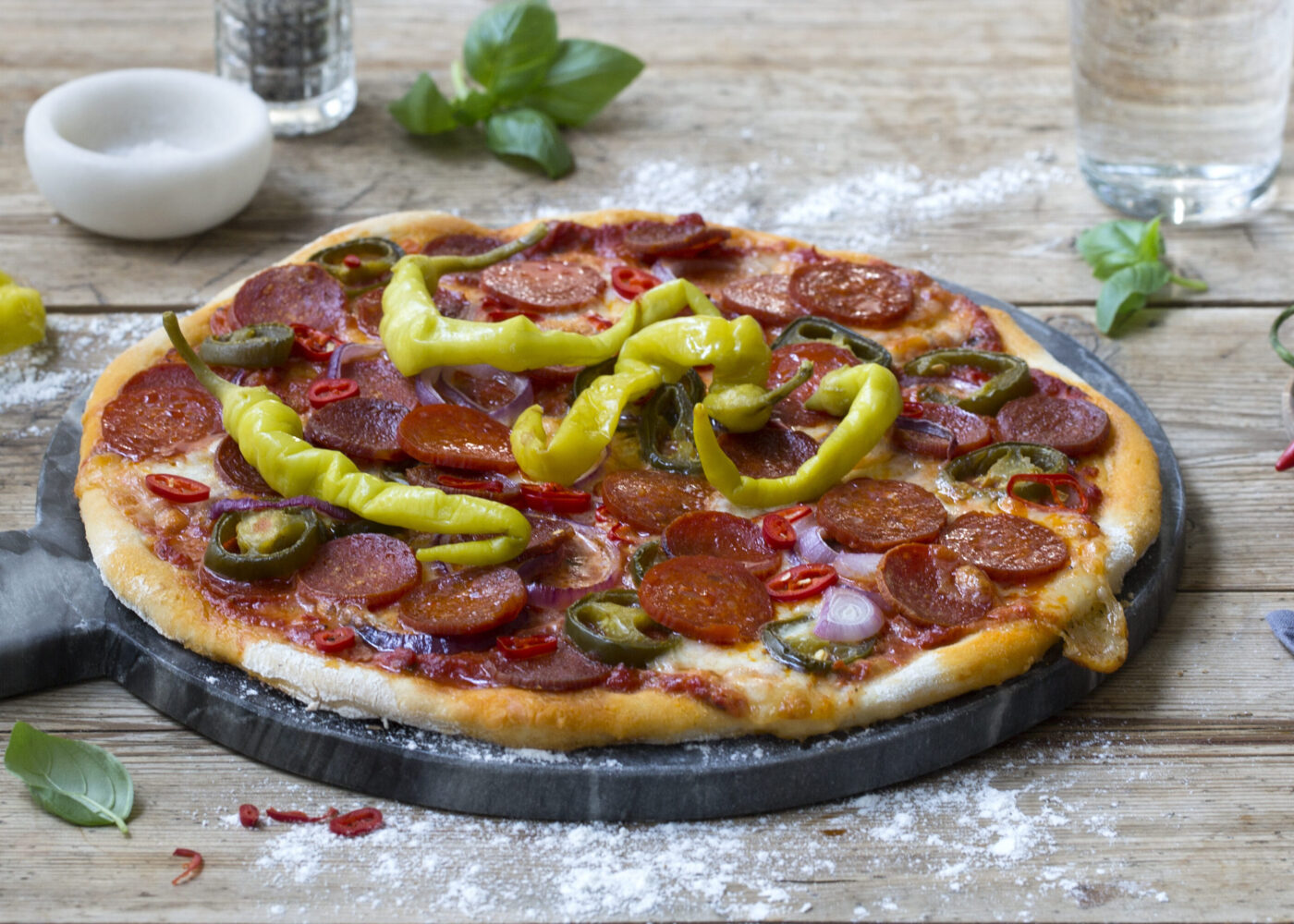 Pizza diablo