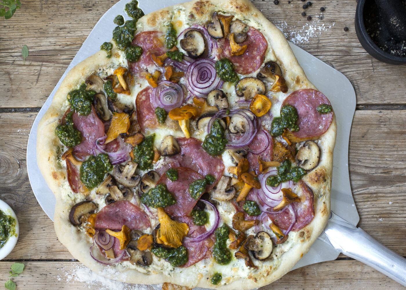 Pizza med Siliana og sopp 44777 1 1