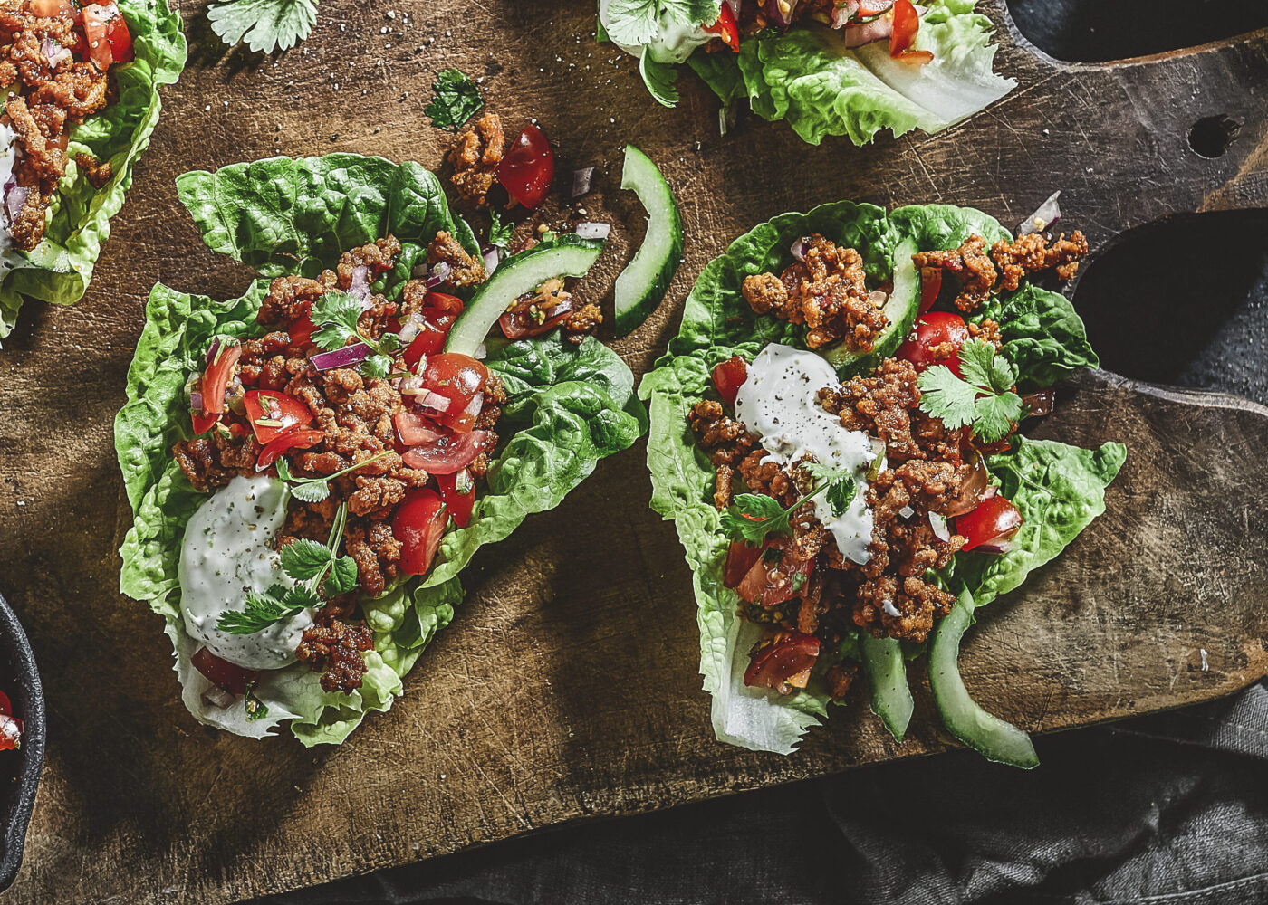 Lavkarbo taco i salat