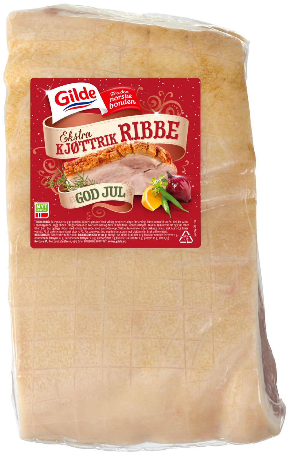 Ekstra Kjøttrik Ribbe Fhs Fr Pk | Gilde
